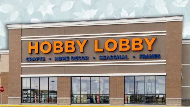 11 New Hobby Lobby Fall Finds That Look Way More Expensive Than They Are. ROSEVILLE, MN/USA - AUGUST 23, 2020: Hobby Lobby retail craft store exterior and trademark logo.