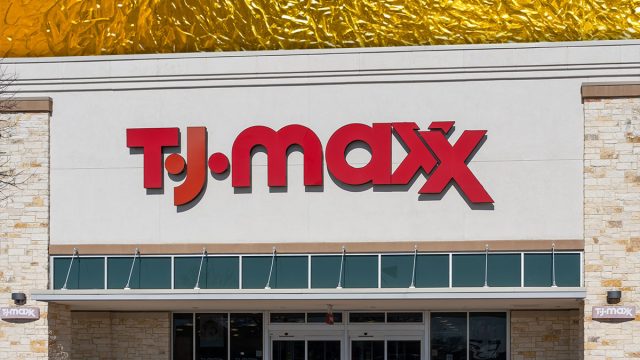 11 New TJ Maxx Fall Finds That Look Like Pottery Barn for Less. Pearland, Texas, USA - March 1, 2022: A TJ Maxx store in Pearland, Texas, USA. TJ Maxx is an American department store chain.