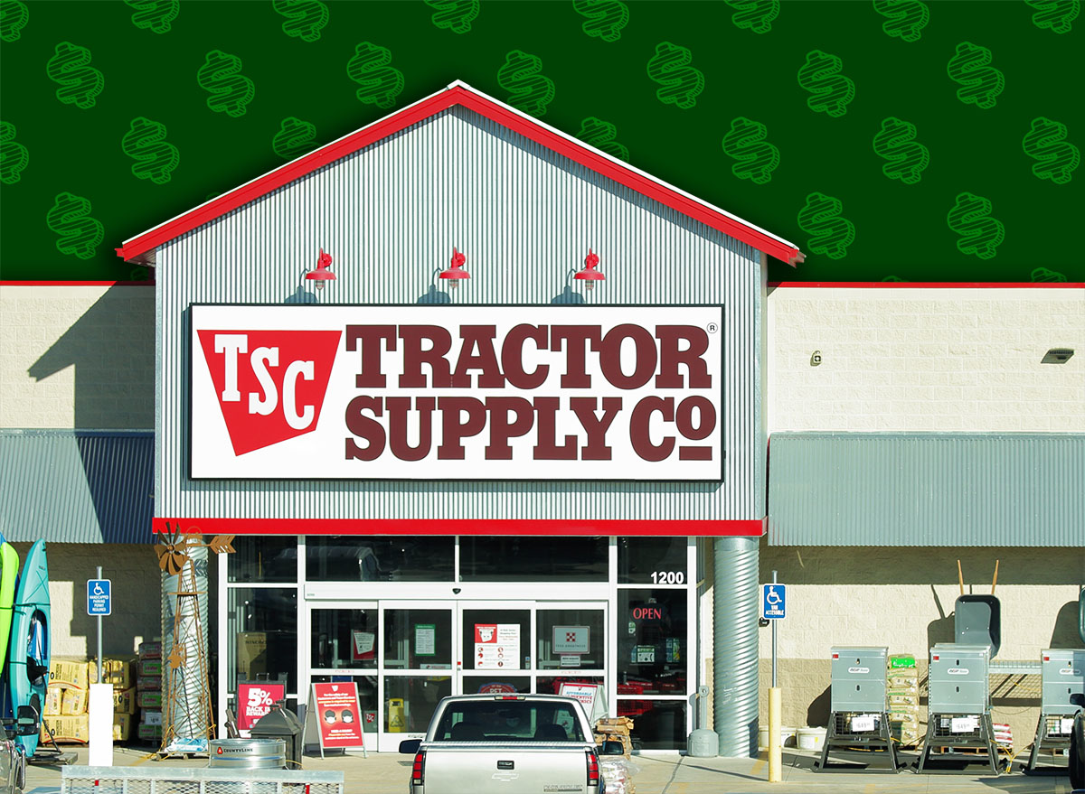 11 Tractor Supply Finds That Look Way More Expensive Than They Are. Tractor Supply Company is a NASDAQ publicly traded company with stock ticker symbol TSCO - Blanco, Texas, USA - January 1, 2021