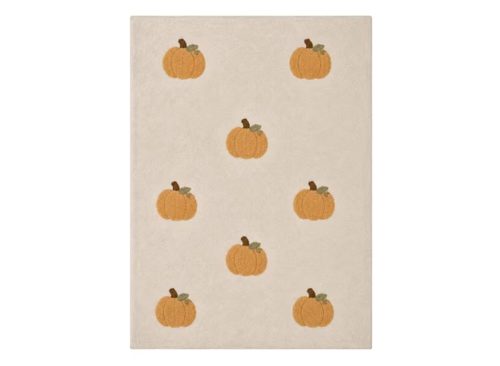 27.6x39.4 Inch Fall Thanksgiving Throw Blanket, Pumpkin Pattern Soft Warm Autumn Flannel Blanket Thanksgiving Cozy Gifts Home Decor for Couch Chair Sofa Bed