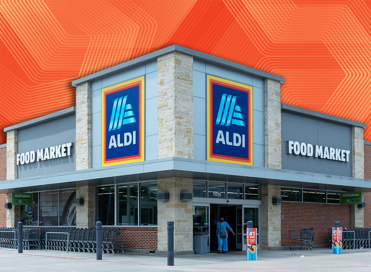 7 Best New Aldi Finds to Buy Before They Sell Out. Pearland, Texas, USA - April 15, 2024: An Aldi store in Pearland, Texas, USA. Aldi is the common brand of two German family-owned discount supermarket chains.