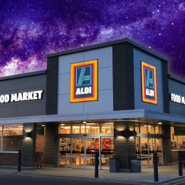 7 Best New Aldi Small-Space Finds Under $10. Richfield, MN/USA- March 13, 2018. The outside of an Aldi Food Market store at dusk in Minnesota.