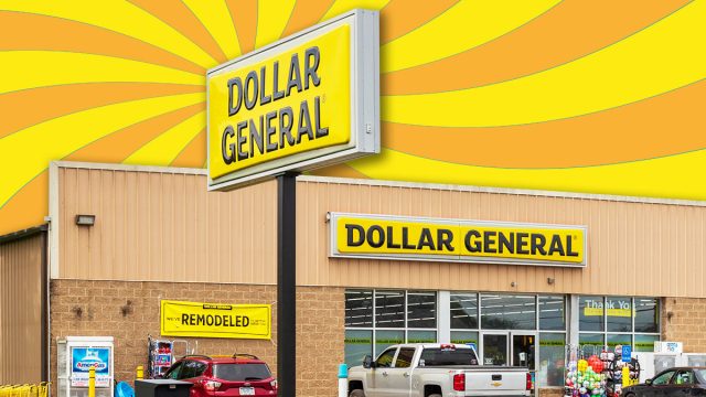 7 Best New Dollar General Fall Finds Under $5 SMETHPORT, PA, USA-15 AUGUST 2021: Dollar General store in downtown. Building and signs.