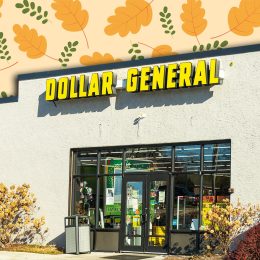 7 Best New Dollar General Fall Porch Finds Under $10. Philadelphia, PA. USA - Dec 06th 2024: A Dollar General store with a green truck parked in front of it. The store is empty and the sky is blue