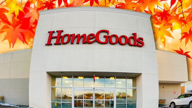 7 Best New HomeGoods Fall Dining Room Finds Under $25. New Hartford, NY - Jan 16, 2026: Fisheye view of HomeGoods, a U.S. home furnishings retailer founded in 1992 with over 900 stores nationwide