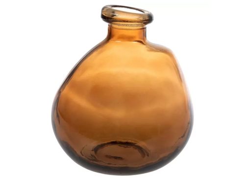 Amber Modern Glass Vase