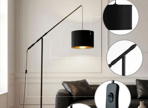 Arc Floor Lamp With Adjustable Height