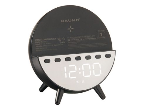 Bauhn Charging Clock, Black