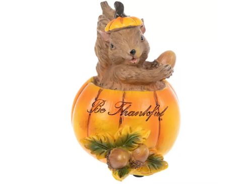 Be Thankful Pumpkin Figurine