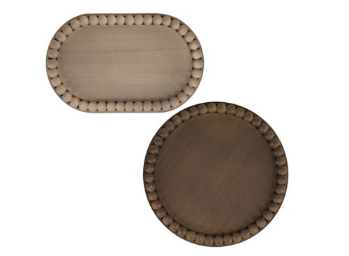 Beaded Tray, Assorted Shapes