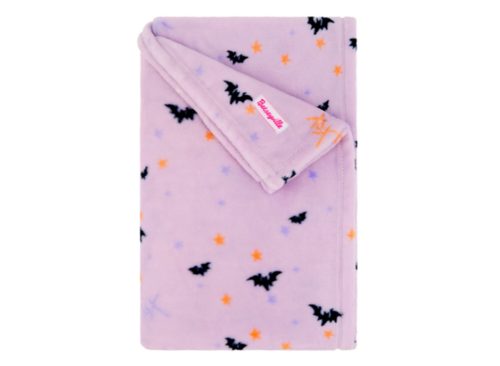 Betseyville Halloween-Themed Bats Print Throw Blanket