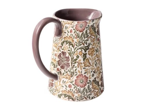 Better Homes And Gardens Edith Vine Floral Stoneware Pitcher