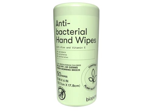 Biopure Anti-Bacterial Hand Wipes