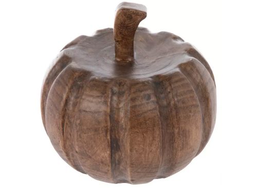 Brown Wood Pumpkin