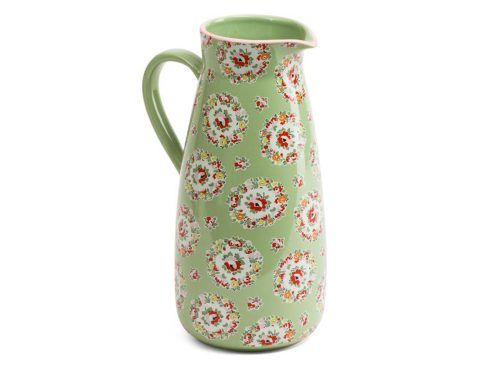 CATH KIDSTON Stoneware Folk Rose Pitcher Jug