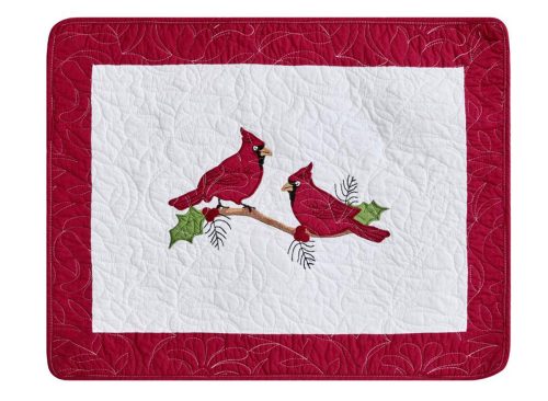 Cardinal Pieced Standard Sham