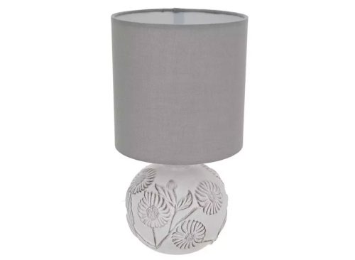 Carved Floral Lamp