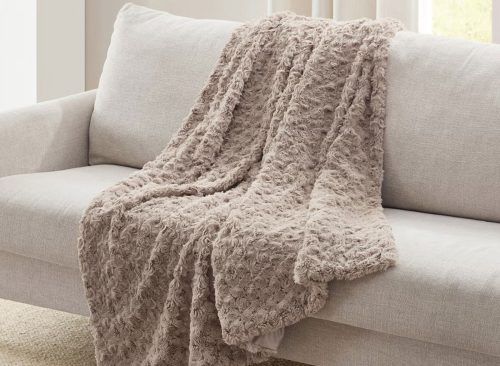 Casual Living Laine Faux Fur Throw