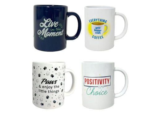  Ceramic Novelty Mugs, 14-oz