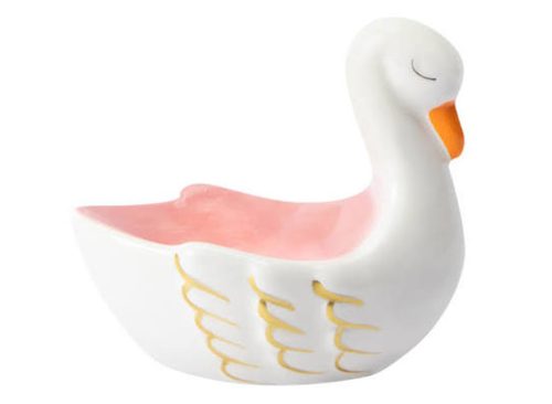 Ceramic Swan Trinket Tray
