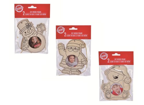 Christmas House DIY Wood Frame, Assorted Designs