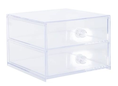 Clear Acrylic Cosmetic Storage Drawers