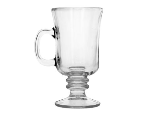 Clear Glass Irish Coffee Mugs
