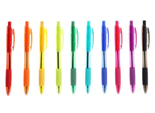 ClipClicks Colorful Ballpoint Pens