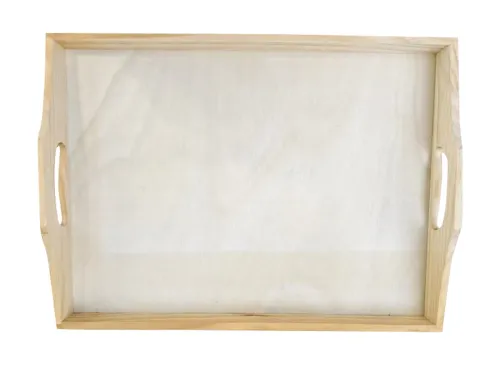 Crafter's Closet Unfinished Wooden Tray