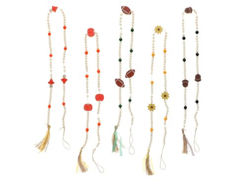 Crafter's Square DIY Wooden Bead Garland, 4 ft. Strands