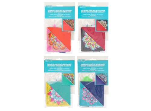 Crafter's Square Diamond Painting Bookmark Kit, Assorted Styles