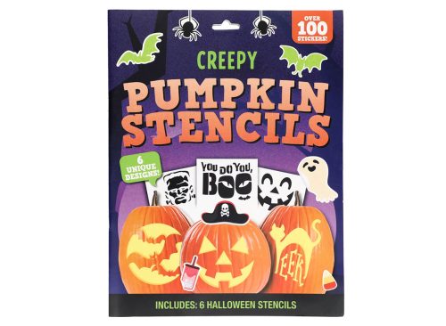 Creepy Halloween-themed Pumpkin Stencils