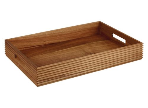 Crofton Acacia Tray, Curved Tray