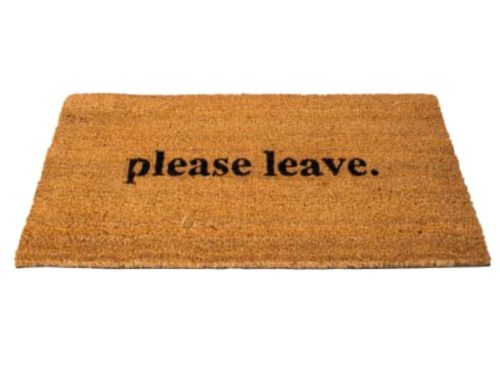 Cute Coir Doormat 28in x 16in