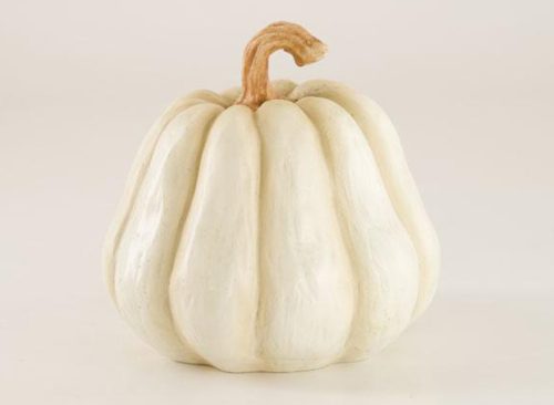 Decorative White Pumpkin