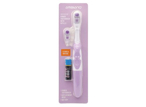Dentiguard Power Toothbrush with Refi, Light Purple