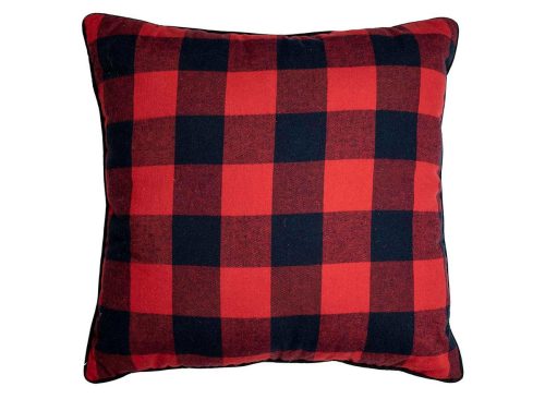 Donna Sharp Bear Campfire Red Decorative Pillow