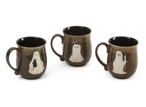 ELI & ANA Set Of 3 23oz Rustic Haunt Mugs