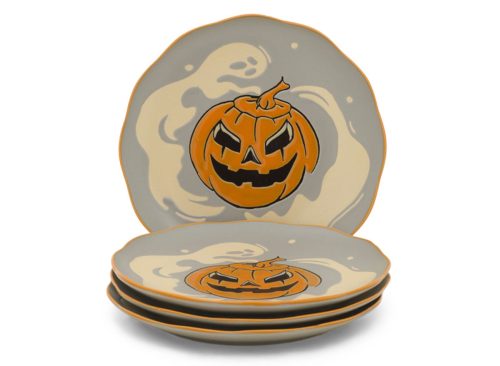 ELI & ANA Set Of 4 The Ghostly Adobe Salad Plates