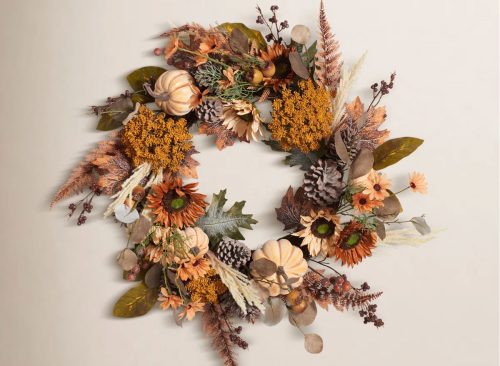 Faux Oak 28'' Wreath
