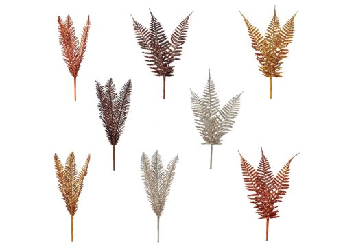 Floral Garden Artificial Glitter Fern Bushes