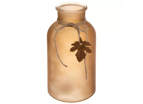 Frosted Glass Jar
