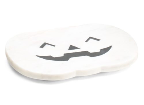 GOBLIN & GHOUL 12x9 Marble Jack-o-lantern Serving Board