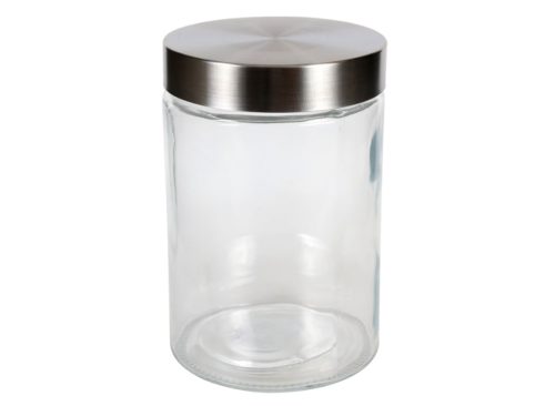 Glass Jars with Stainless Steel Lids