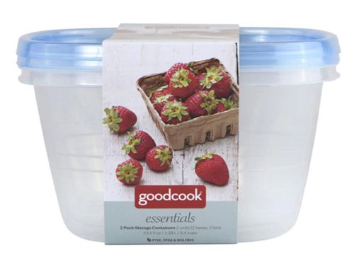 Goodcook Essentials Deep Square Food Storage Containers