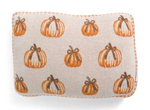 HANDCRAFTED IN INDIA 13x20 Pumpkin Pillow