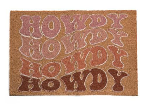 HOME ESSENTIALS 24x36 Howdy Coir Doormat