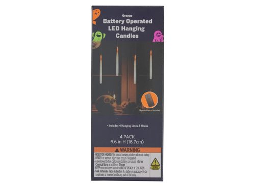 Halloween Battery Operated LED Hanging Candles