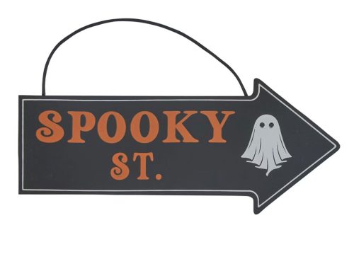 Halloween Caution Wall Sign Décor, 3 Assorted Styles