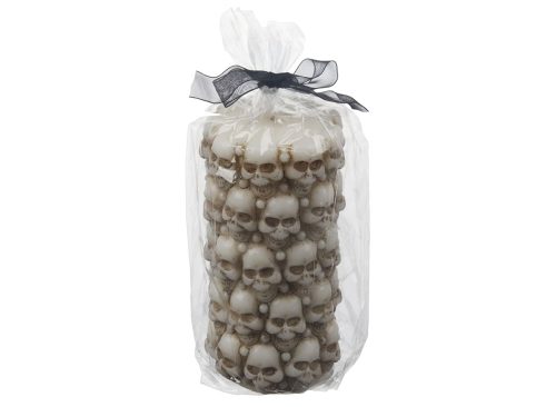 Halloween Decorative Skeleton Pillar Candle